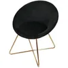 Image de Dina Fauteuil Karl - Tissu Noir - L 64 X P 63 X H 74 Cm