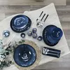 Image de Saladier - HOME DECO FACTORY - 28 cm - Céramique - Bleu