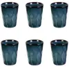 Image de Lot De 6 Tasses "au Grès Du Temps" 7cm Bleu