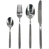 Image de Ménagère Inox Effet Mat Shiny Table Chic - 16 Pièces - Argent