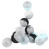 Image de Guirlande Lumineuse À Led "16 Boules" 300cm Noir