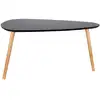 Image de Table D'appoint - Home Deco Factory - Bois - Galet - Noir