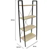 Image de Etagere - HOME DECO FACTORY - Loka - Bois et Metal - Beige et Noir