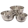 Image de Lot De 3 Bols - Lily Cook - Antidérapants - Acier Inoxydable - Gris