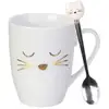 Image de Mug - The Concept Factory - Kawaii - Avec Cuillère - Blanc Et Or
