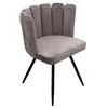 Image de Chaise Design Effet Velours Ariel