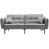 Image de Canapé - HOME DECO FACTORY - Convertible - Ultra-compact - Gris