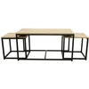 Image de Table Basse - Home Deco Factory - Seattle - Noir Et Beige