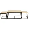 Image de Table Basse - Home Deco Factory - Seattle - Noir Et Beige