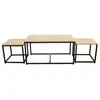 Image de Table basse - home deco factory - seattle - noir et beige
