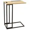 Image de Table D Appoint - Home Deco Factory - Design Pratique - Marron Et Noir