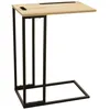 Image de Table D Appoint - Home Deco Factory - Design Pratique - Marron Et Noir
