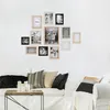 Image de Lot De 12 Cadres Photo - Home Deco Factory - Personnalisables - Noir Et Beige