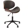 Image de Chaise - home deco factory - reno - roulettes - noir et marron
