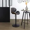 Image de Chaise De Bar - Home Deco Factory - Reno - Cuir - Noir