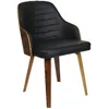 Image de Fauteuil Design Rétro Nash - Noir
