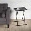 Image de Table DAppoint - HOME DECO FACTORY - Pliable - Noir