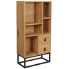 Image de Bibliothèque En Bois Et Métal Abbott Naturel