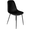 Image de Chaise Design Vintage Amber - Noir
