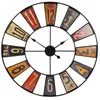 Image de Horloge - Home Deco Factory - Recyclerie - Décorative - Multicolore