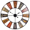 Image de Horloge - Home Deco Factory - Recyclerie - Décorative - Multicolore