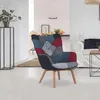Image de Fauteuil - Home Deco Factory - Milano Patchwork - Confortable - Multicolore