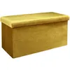 Image de Coffre Banc Pliable Design Velours Giulia