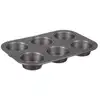 Image de Moule 6 Muffins "carbon Steel" 27cm Gris