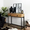 Image de Miroir - HOME DECO FACTORY - Atelier - Métal - Noir