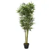 Image de Plante Artificielle - Home Deco Factory - Bambou - Vert