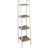 Image de Etagere - home deco factory - bois et metal - industrielle - marron et blanc