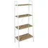 Image de Etagere - home deco factory - bois et metal - industrielle - marron et blanc
