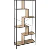 Image de Etagere - Home Deco Factory - Edison - Industriel - Vintage - Marron Et Noir