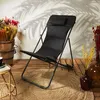 Image de Transat Pliant - Home Deco Factory - Corfou - Noir