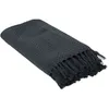 Image de Jeté De Canapé - Home Deco Factory - Gaufré - Gris Anthracite - 130 X 160 Cm