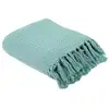 Image de Jeté De Canapé - Home Deco Factory - Gaufré - Vert D'eau