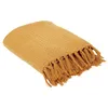Image de Jeté De Canapé - Home Deco Factory - Gaufré - Jaune