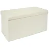 Image de Coffre Banc Pliable - Home Deco Factory - éléonor - Beige