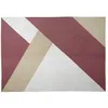Image de Tapis - Home Deco Factory - Nude Géométrique - Beige Et Rose