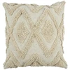 Image de Coussin - Home Deco Factory - Ethnique - Relief Losange - Beige