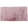 Image de Tapis - home deco factory - imitation fourrure - fin - rose - 110 x 60 cm