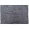 Image de Tapis - Home Deco Factory - Imitation Fourrure - Fin - Argent Et Gris