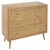 Image de Commode - Home Deco Factory - Bali - 3 Tiroirs - Marron