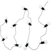 Image de Guirlande Lumineuse - Home Deco Factory - 10 Leds - Noir Et Transparent