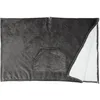 Image de Plaid Poncho - Home Deco Factory - Gris - H1 X L130 X P170 Cm