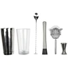 Image de Set À Cocktail - Cook Concept - 5 Accessoires - 50 Recettes - Argent Et Transparent