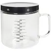 Image de Balance Électronique - Cook Concept - 5kg - Verre Doseur Amovible 1.5l - Noir Et Transparent