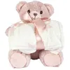 Image de Peluche Ours - Tom Et Zoe - Rose - 20 Cm