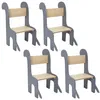 Image de Chaise - HOME DECO KIDS - Dino - Confortable - Esthétique - Gris et marron