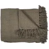 Image de Plaid - Home Deco Factory - Gaufré - Taupe - 170 X 250 Cm
